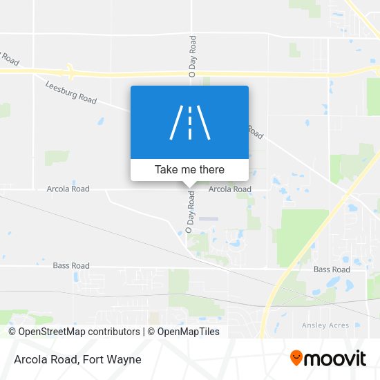 Mapa de Arcola Road