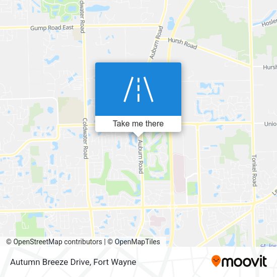 Autumn Breeze Drive map