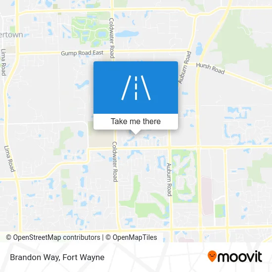 Brandon Way map