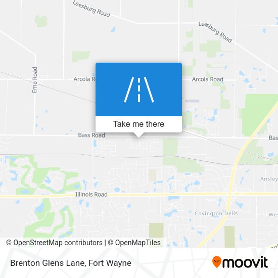 Mapa de Brenton Glens Lane