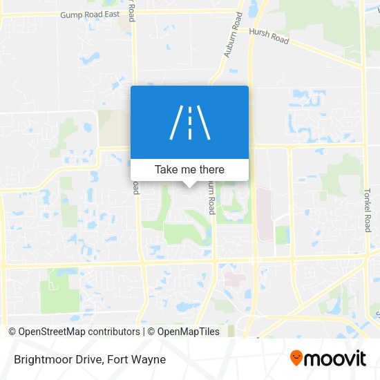 Brightmoor Drive map