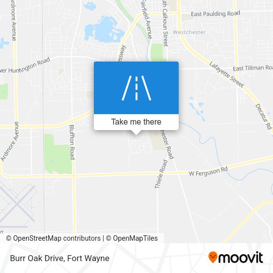 Mapa de Burr Oak Drive