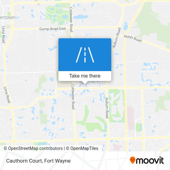 Cauthorn Court map