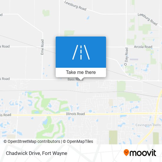 Chadwick Drive map