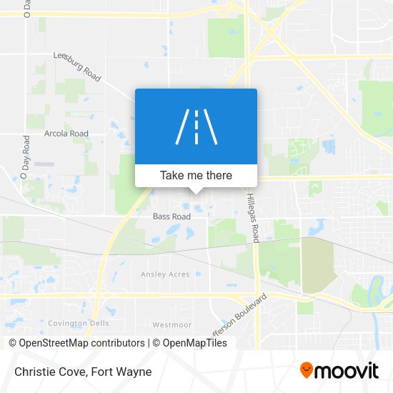 Mapa de Christie Cove