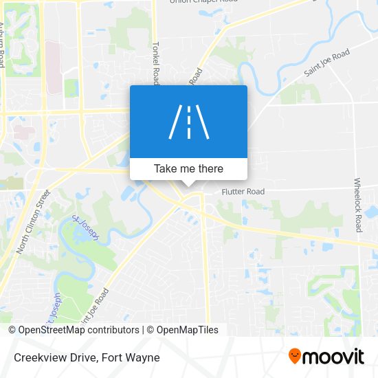 Creekview Drive map