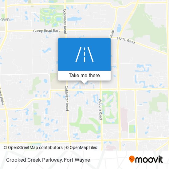 Crooked Creek Parkway map