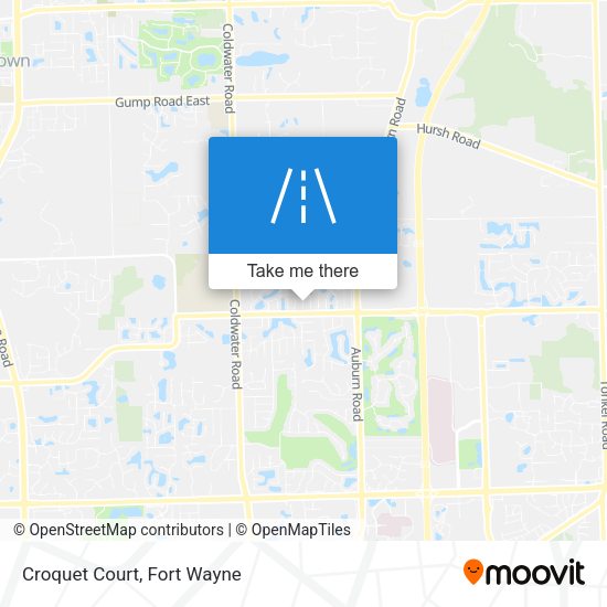 Mapa de Croquet Court