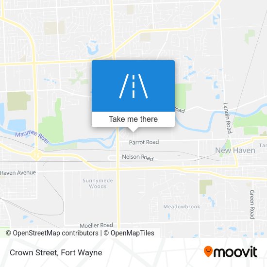 Mapa de Crown Street