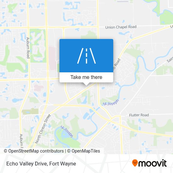 Echo Valley Drive map