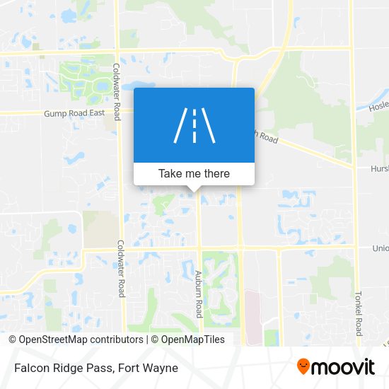 Mapa de Falcon Ridge Pass