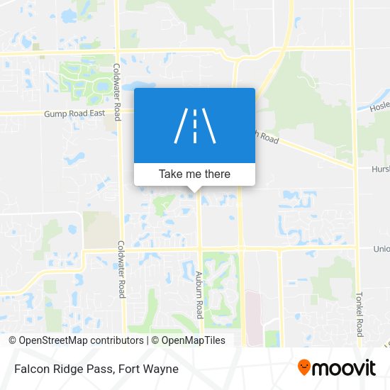 Falcon Ridge Pass map