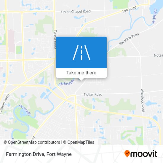 Farmington Drive map