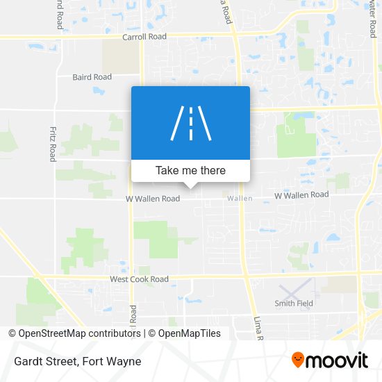 Mapa de Gardt Street