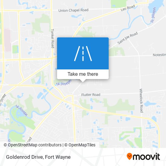 Goldenrod Drive map