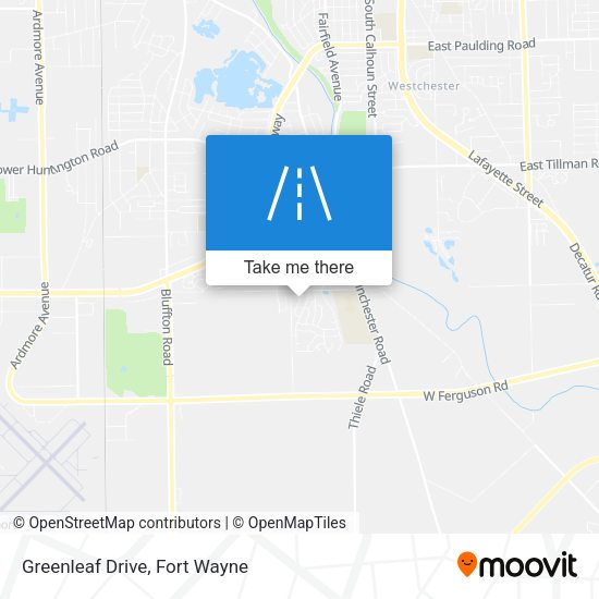 Mapa de Greenleaf Drive