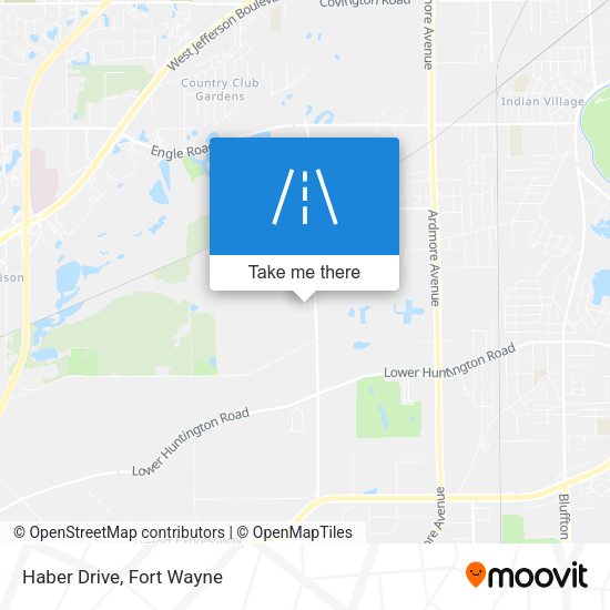 Haber Drive map