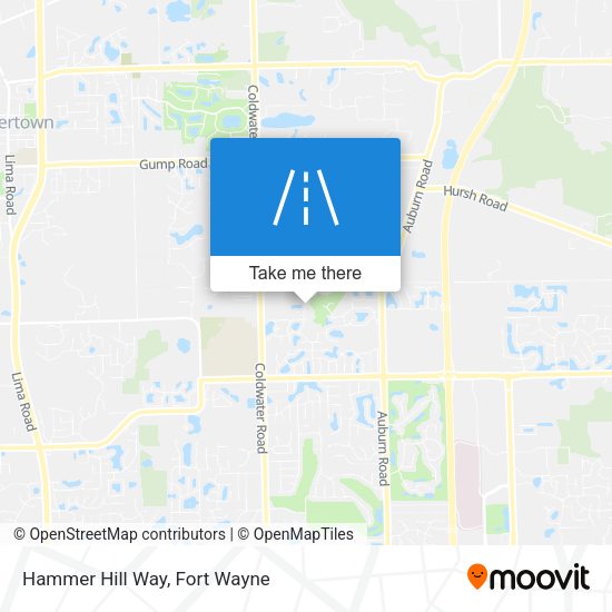 Mapa de Hammer Hill Way