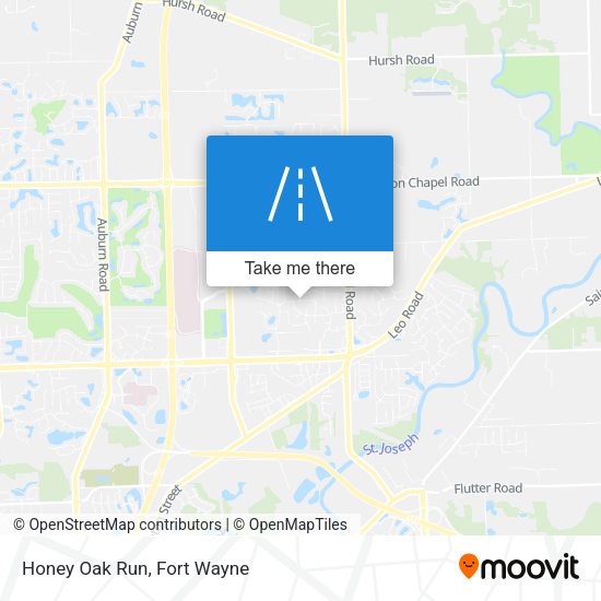 Mapa de Honey Oak Run