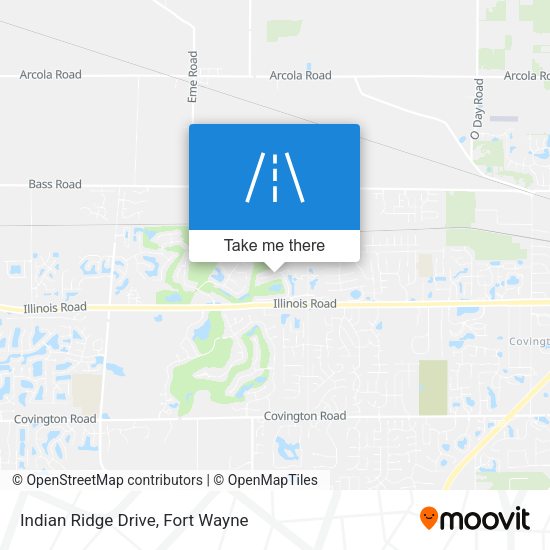 Indian Ridge Drive map