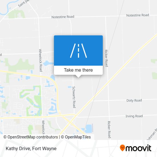 Kathy Drive map