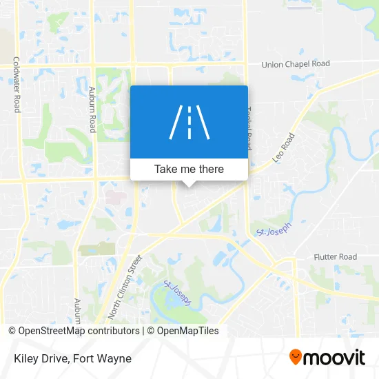Kiley Drive map