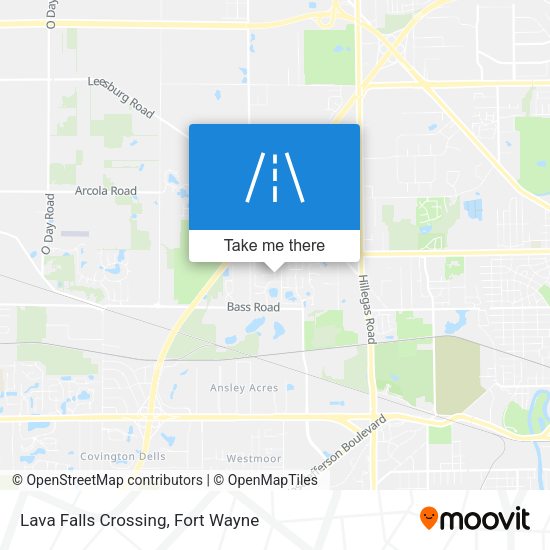 Mapa de Lava Falls Crossing