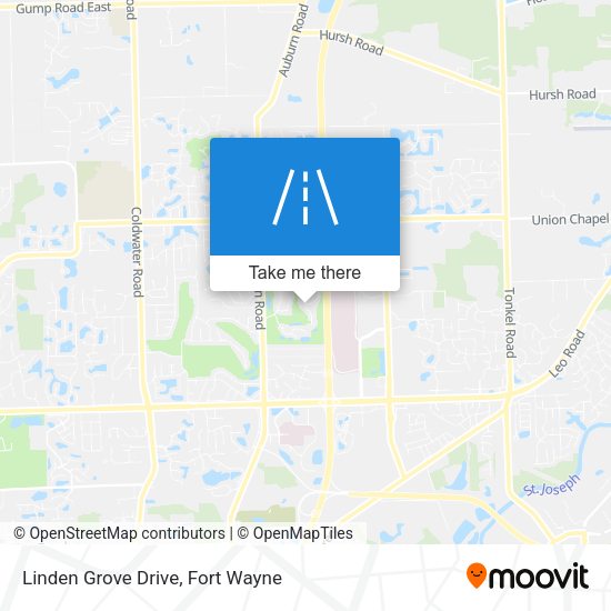 Linden Grove Drive map
