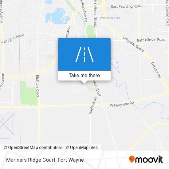 Mapa de Mariners Ridge Court
