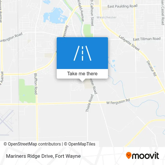 Mariners Ridge Drive map