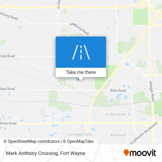 Mark Anthony Crossing map