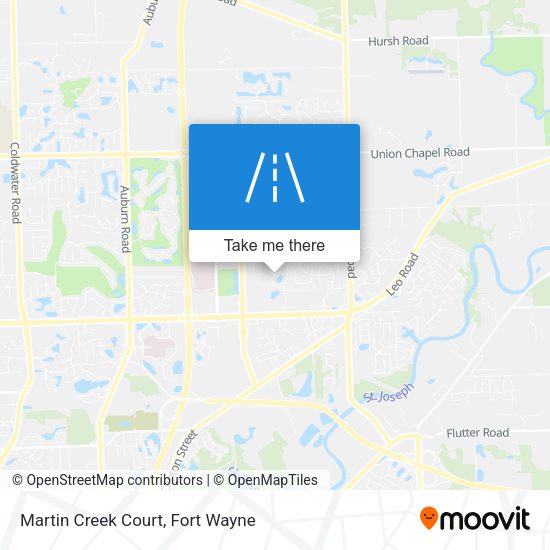 Martin Creek Court map