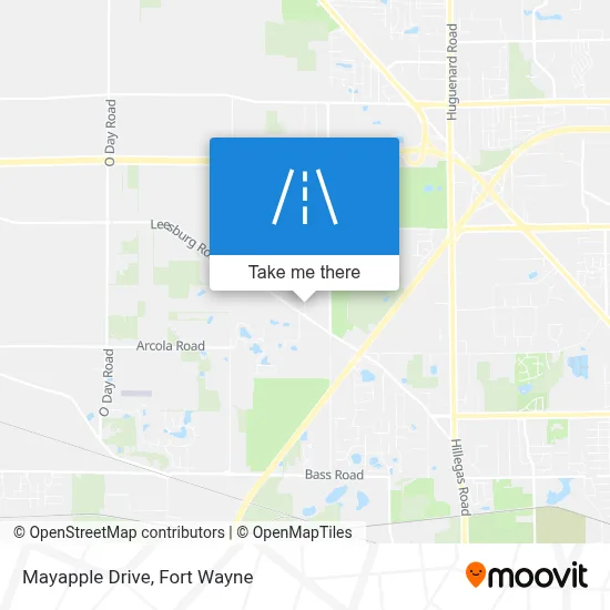 Mayapple Drive map