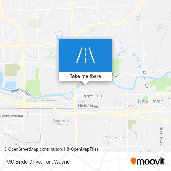 MC Bride Drive map