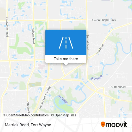 Merrick Road map