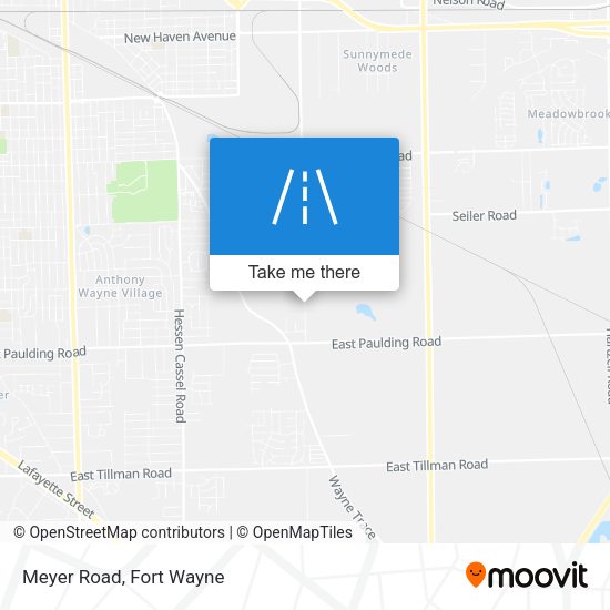 Mapa de Meyer Road