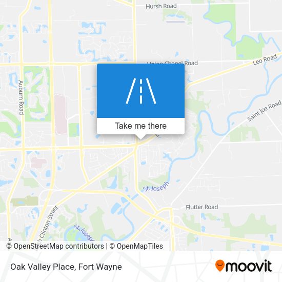 Oak Valley Place map