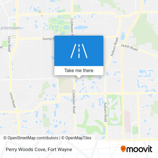 Perry Woods Cove map
