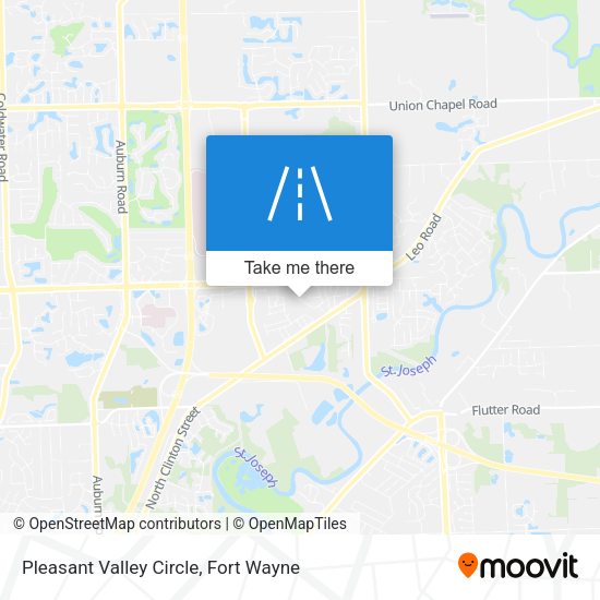Pleasant Valley Circle map
