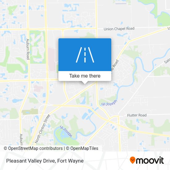 Pleasant Valley Drive map