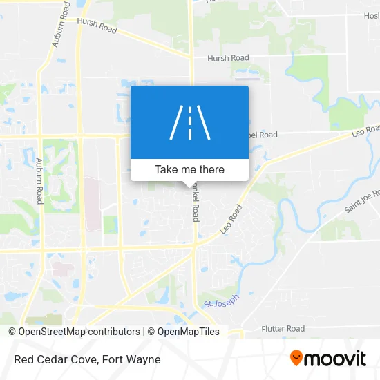 Red Cedar Cove map