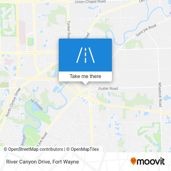 Mapa de River Canyon Drive