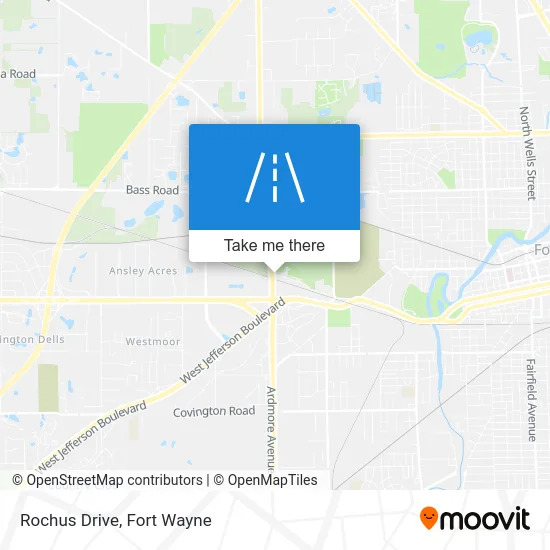 Rochus Drive map