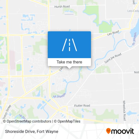 Mapa de Shoreside Drive