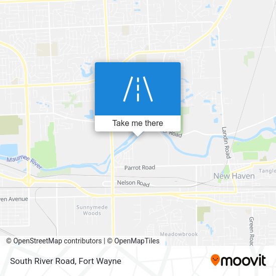 South River Road map