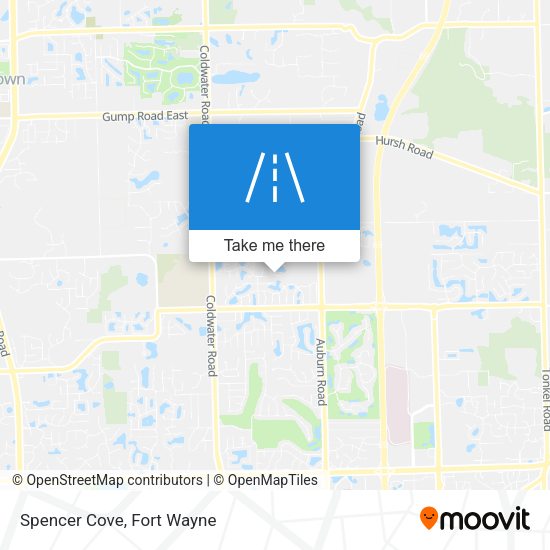 Spencer Cove map