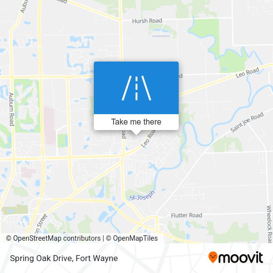Mapa de Spring Oak Drive