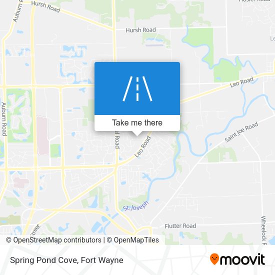 Spring Pond Cove map