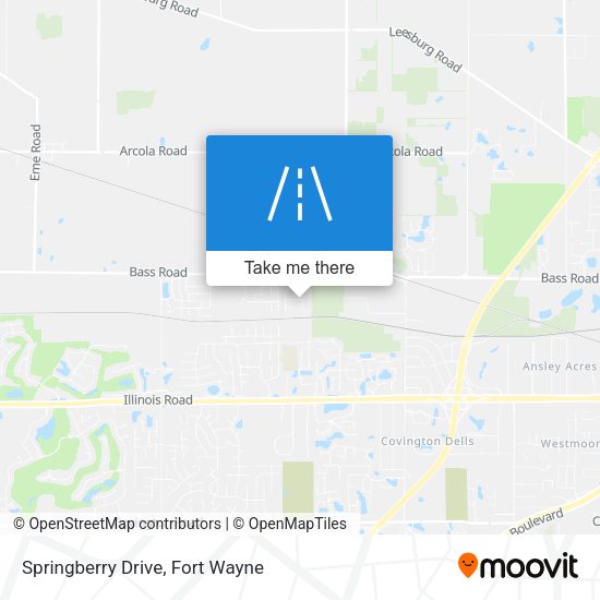 Springberry Drive map