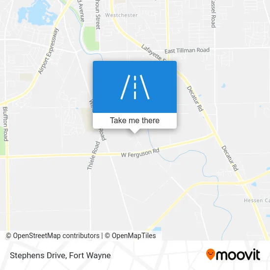 Stephens Drive map